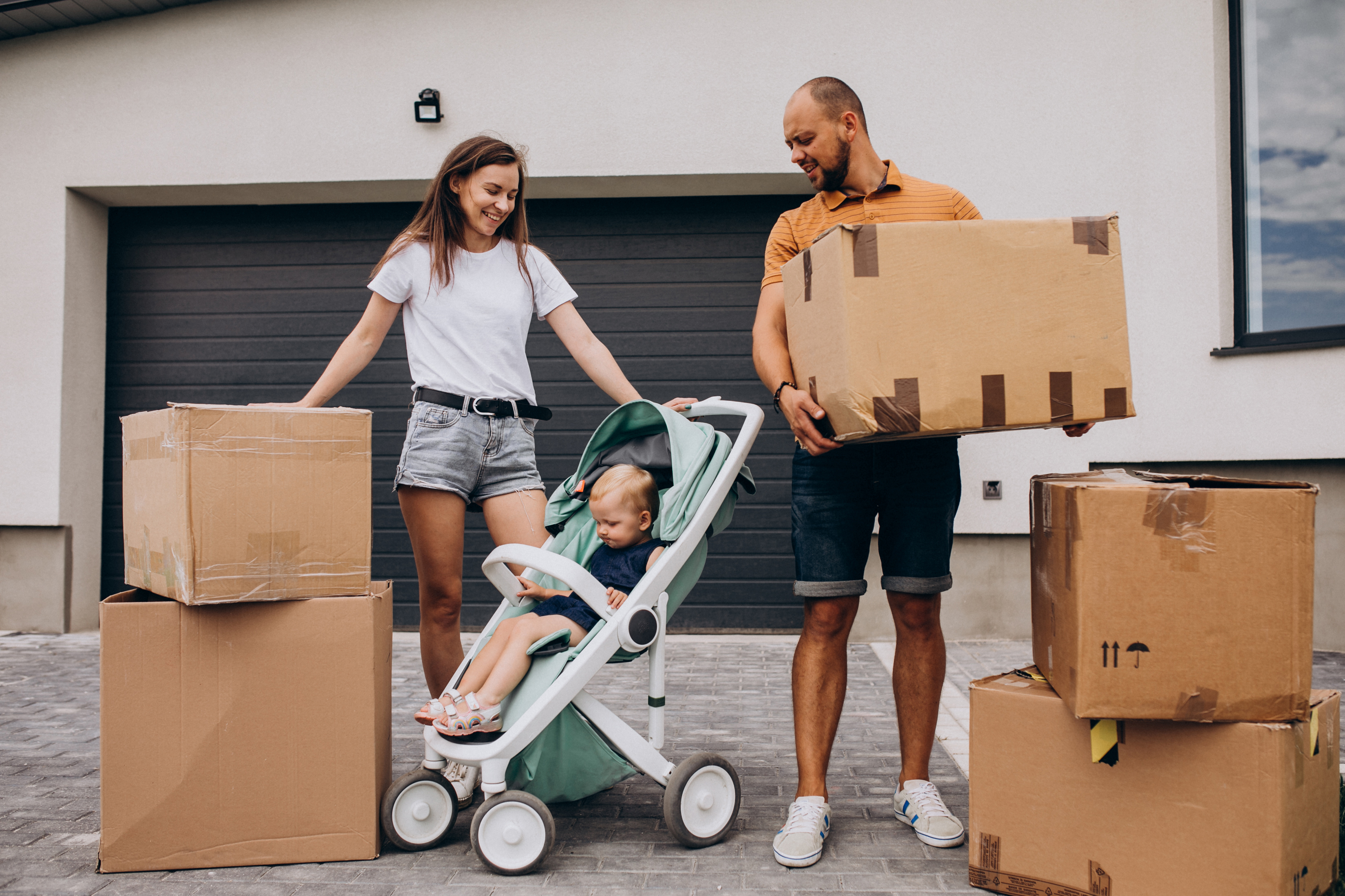 West End Galveston family using drive-up storage units for easy seasonal gear rotation